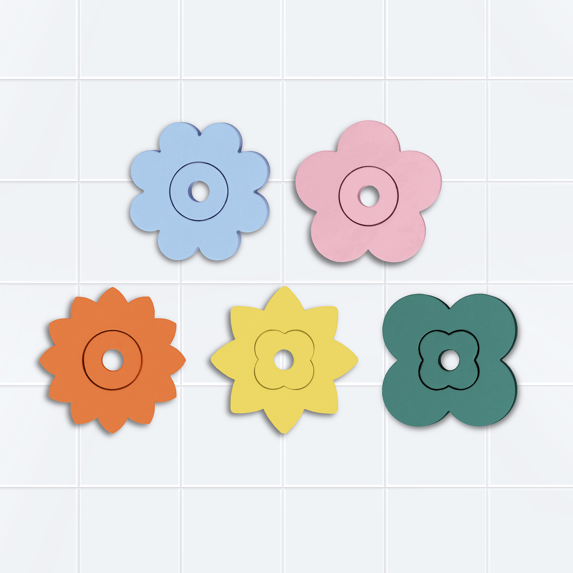 QUUT – Puzzle de bain flowers