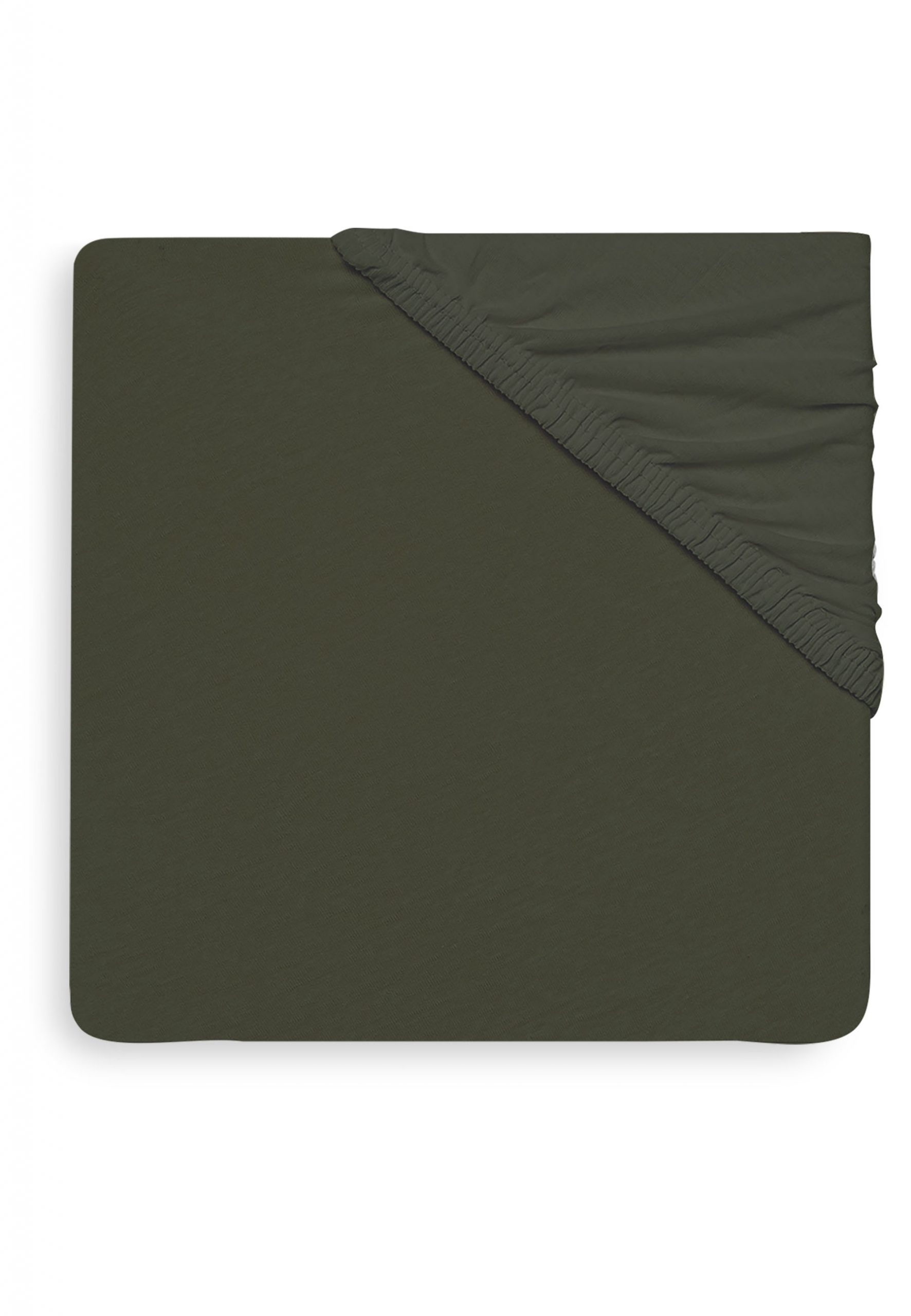JOLLEIN – Drap housse jersey 60×120 divers coloris – Vert foncé