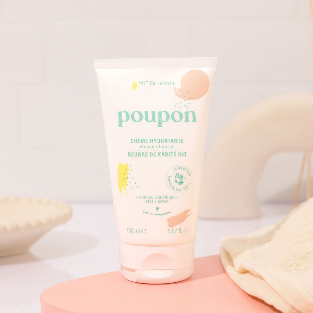 Poupon – Crème hydratante visage et corps