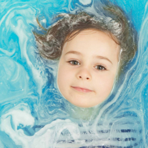 Nailmatic – Sels de bain moussant bleu
