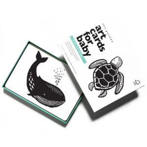 WEE GALLERY – Carte océan noir & blanc