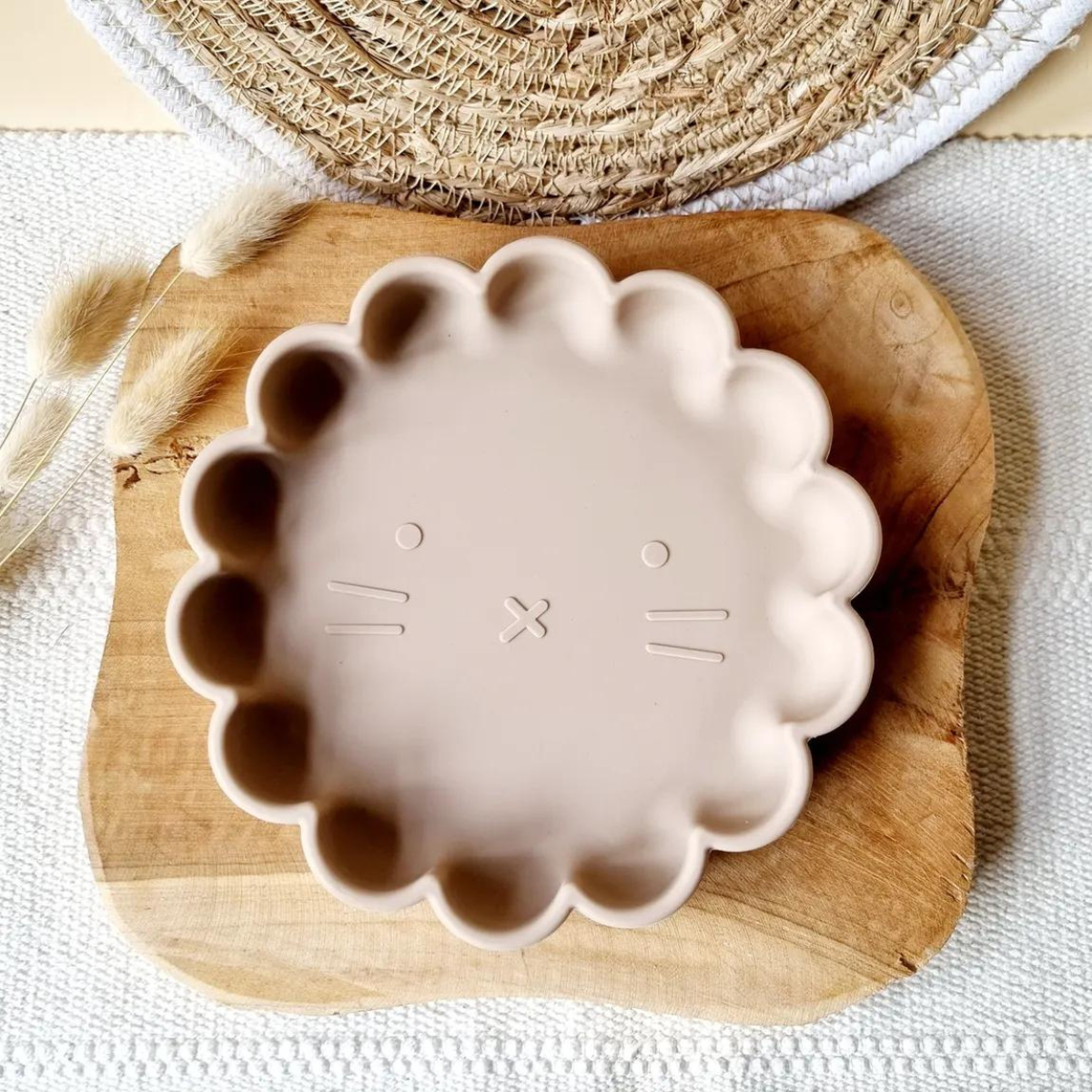 Rammelaartje – Assiette silicone lion sable