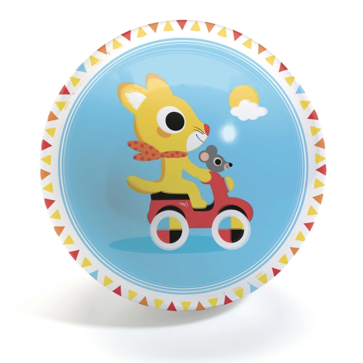 Djeco – Petit ballon cute race
