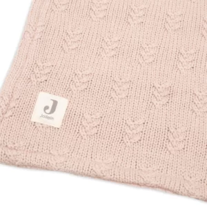 Jollein – Couverture grain knit wild rose 75x100cm