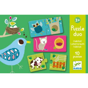 Djeco – Puzzle duo habitat