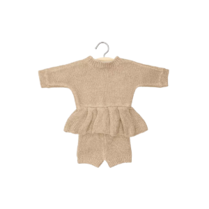 Minikane – Ensemble babies tricot beige
