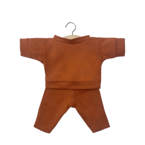 Minikane – Babies ensemble en jersey cognac