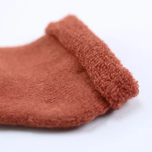 3KG7 – 3 paires de chaussettes Terracotta / Blanc/ Camel