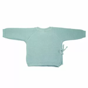 3KG7 – Brassière en maille sauge 0/1m