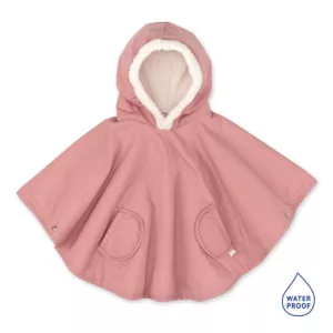 Bemini – Poncho hiver imperméable rose