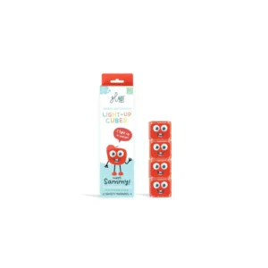 Glopals – Cubes lumineux rouges Sammy