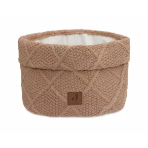 Jollein – Panier de rangement Check knit biscuit