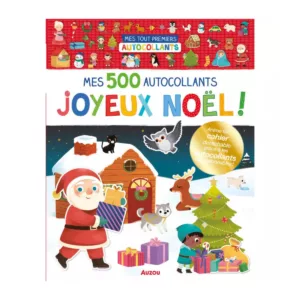 Auzou – 500 autocollants Joyeux Noël