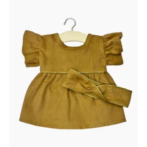 Minikane – Robe daisy et son headband havane