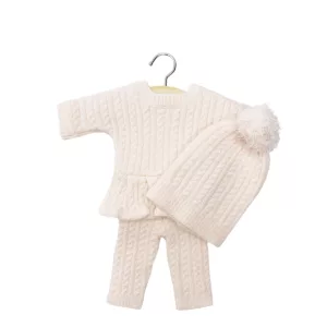 Minikane – Ensemble Lina tricot rose thé