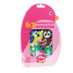 Djeco – 62 gommettes Oiseaux